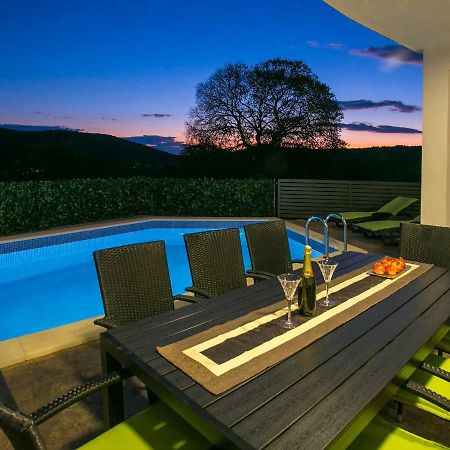 Villa Croatia Sea View With Heated Pool Вінішчє Екстер'єр фото