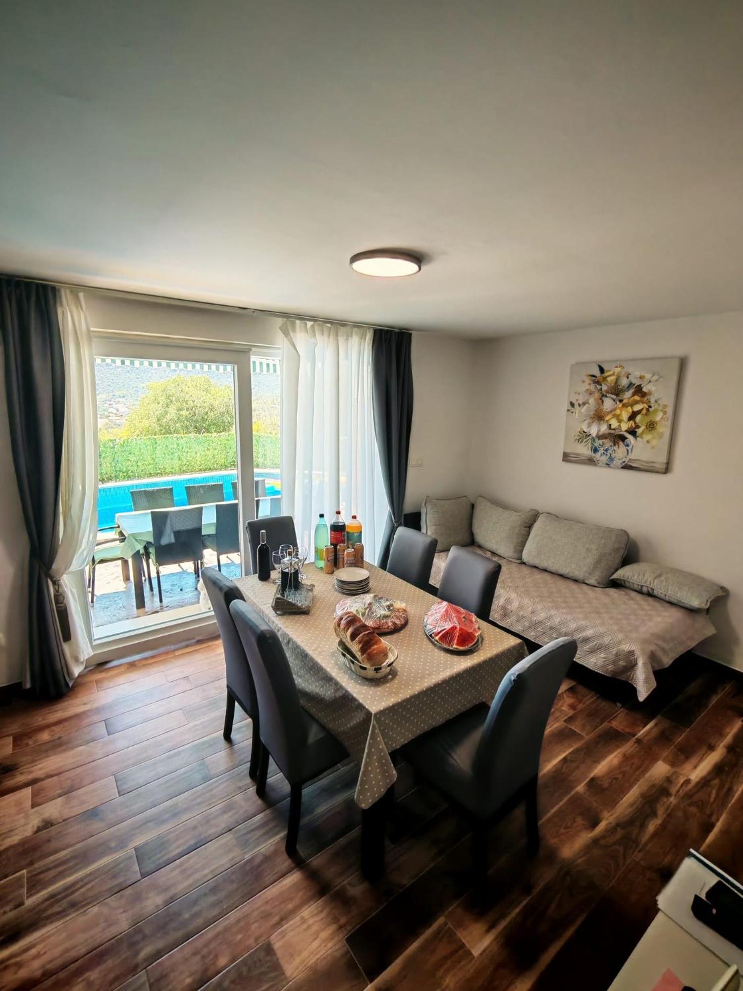 Villa Croatia Sea View With Heated Pool Вінішчє Екстер'єр фото